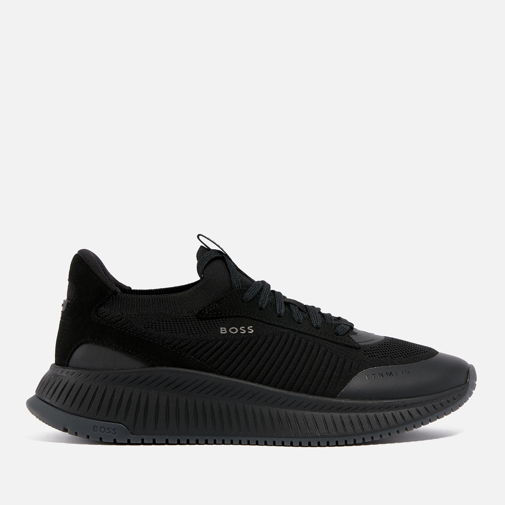 Hugo Boss BOSS Men's Jonah Runn Mesh and Faux Leather Trainers - UK 8
